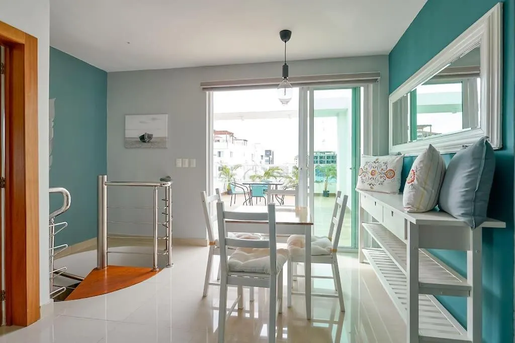 Lujoso/Moderno Pent House En Bella Vista. Terraza Privada, Piscina Apartment Santo Domingo