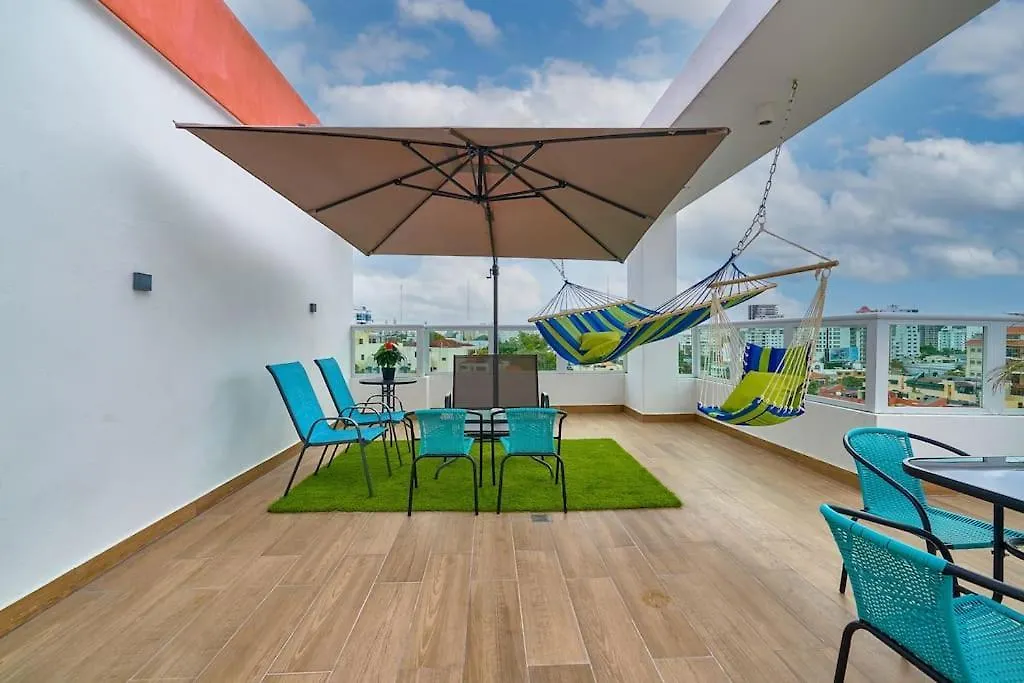 Lujoso/Moderno Pent House En Bella Vista. Terraza Privada, Piscina Apartment Santo Domingo
